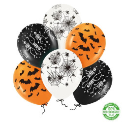 Zestaw Balony Halloween mix 30cm 6szt