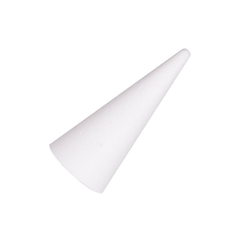 Stożek Styropianowy Baza pod choinkę 18cm