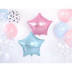 Balon foliowy Gwiazdka, 48cm, jasny różowy