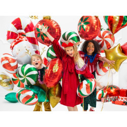Balon foliowy Cukierek, 35cm, zielony
