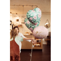 Balon foliowy "Kocham Cię Mamo" Dzień Mamy 45 cm różowy