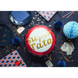 Balon foliowy Super Tata Dzień Ojca 45 cm