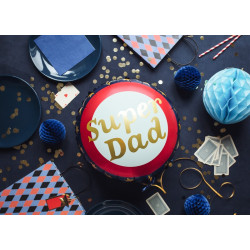 Balon foliowy Super Dad Dzień Ojca 45 cm