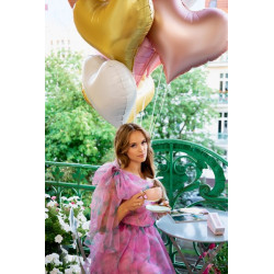 Balon foliowy Serce, 75x64,5 cm, biały