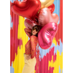 Balon foliowy Serce, 75x64,5 cm, czerwony