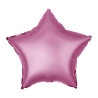 Balon foliowy Gwiazdka MATOWA ciemnoróżowa 45cm