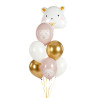 Balony 30 cm, Miś polarny, mix (1 op. / 6 szt.)