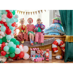 Balony foliowe cukierki świąteczne 5szt 40x16,5cm