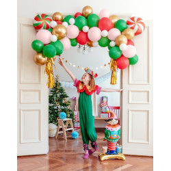 Girlanda balonowa Świąteczna dekoracja - Cukierki, mix, 170x155 cm