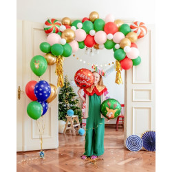 Girlanda balonowa Świąteczna dekoracja - Cukierki, mix, 170x155 cm