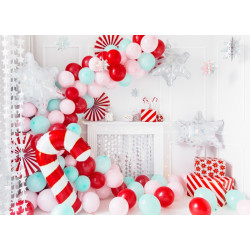 Zawieszki dekoracyjne Śnieżynki, Zima opalizujący, 15-25 cm (1 op. / 6 szt.)