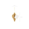 Bombka papierowa honeycomb Latarnia, beż, 13,2x15cm