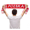 Szalik Kibica Polska biało czerwony