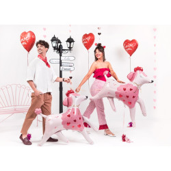 Balon foliowy Pudel, 119x108 cm, mix