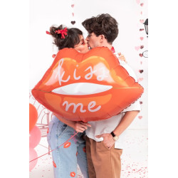Balon foliowy Usta, 86.5x65 cm, mix
