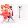 Balon foliowy Usta, 86.5x65 cm, mix