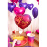Balon foliowy Serce Love 45cm Walentynki