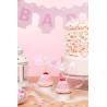 Toppery na Baby Shower różowe słonik 5szt