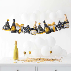 Girlanda urodzinowa balonowa Drinki prezenty 206x34cm