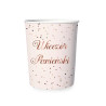 Kubeczki Wieczór Panieński różowy 220ml 6szt