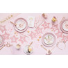 Baner Baby shower Różowy gwiazdki 290x16.5 cm