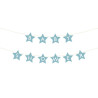 Baner Baby shower gwiazdki niebieskie 290x16.5 cm