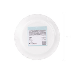 Talerzyki Wieloryby 18 cm 6 szt