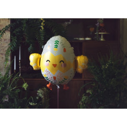 Balon foliowy Pisklę Kurczak Wielkanocny 78.5x64.5cm