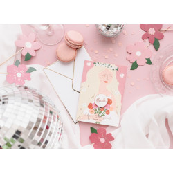 Toppery na tort Kwiaty 13-14.5 cm (1 op. / 8 szt.)