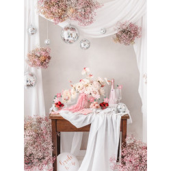 Toppery na tort Kwiaty 13-14.5 cm (1 op. / 8 szt.)