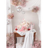 Toppery na tort Kwiaty 13-14.5 cm (1 op. / 8 szt.)