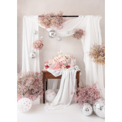Toppery na tort Kwiaty 13-14.5 cm (1 op. / 8 szt.)