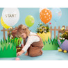 Balony 30cm Wielkanocne Zajączki Szukanie jajek (1 op. / 7 szt.)