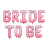 Balony Baner Bride to be satynowe na Wieczór Panieński 350x45cm