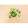 Balon foliowy Cyfra 6 - Żółw, 75x96 cm, mix