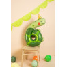 Balon foliowy Cyfra 6 - Żółw, 75x96 cm, mix