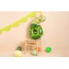 Balon foliowy Cyfra 6 - Żółw, 75x96 cm, mix