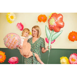 Balon foliowy ''Dla kochanej mamy'' 45cm na dzień matki