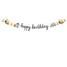 Baner Happy birthday Pojazdy budowlane Autka 2m