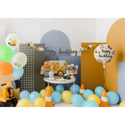 Balony 30cm Pojazdy budowlane Auta 2szt