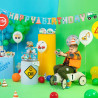 Baner Happy Birthday Auta Pojazdy 250x17cm urodzinowy
