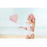 Balon foliowy Serce 45 cm Pastelowy jasny różowy