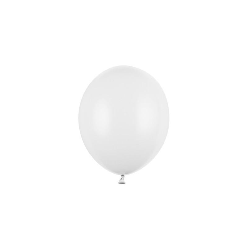 Balony Strong 12cm, Pastel Pure White (1 op. / 100 szt.)