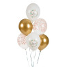 Balony 50szt Kwiaty Love mix 30cm