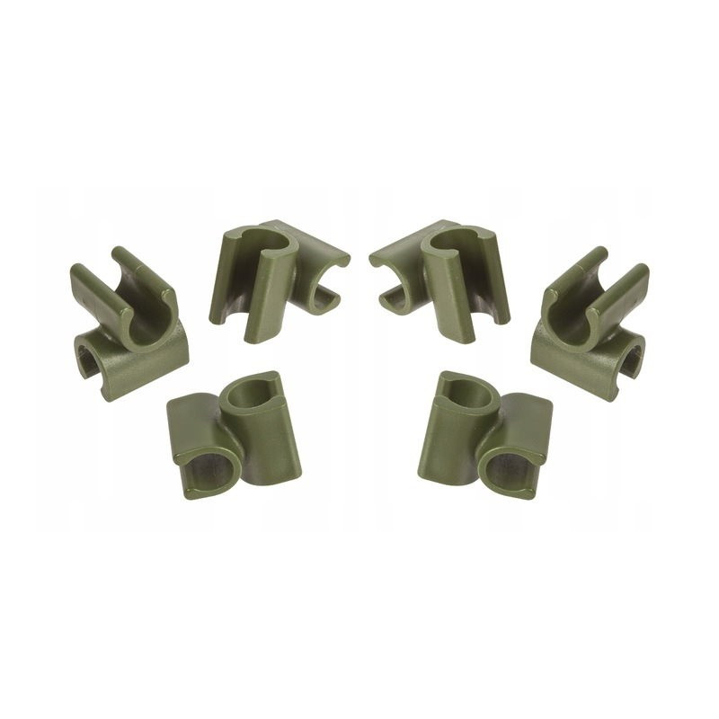 6x Łącznik Kątowy Prosty do Tyczek Ogrodowych 11mm
