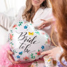 Balon foliowy serce Bride to be Kwiaty 45cm