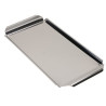 Taca stalowa kelnerska Stal nierdzewna 40x15 cm Metalowa Srebrna