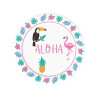 Talerzyki Hawajskie Aloha Party 6szt 18cm