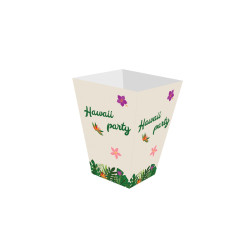 Pudełka na Popcorn Hawaii Party HAWAJSKIE 6 szt