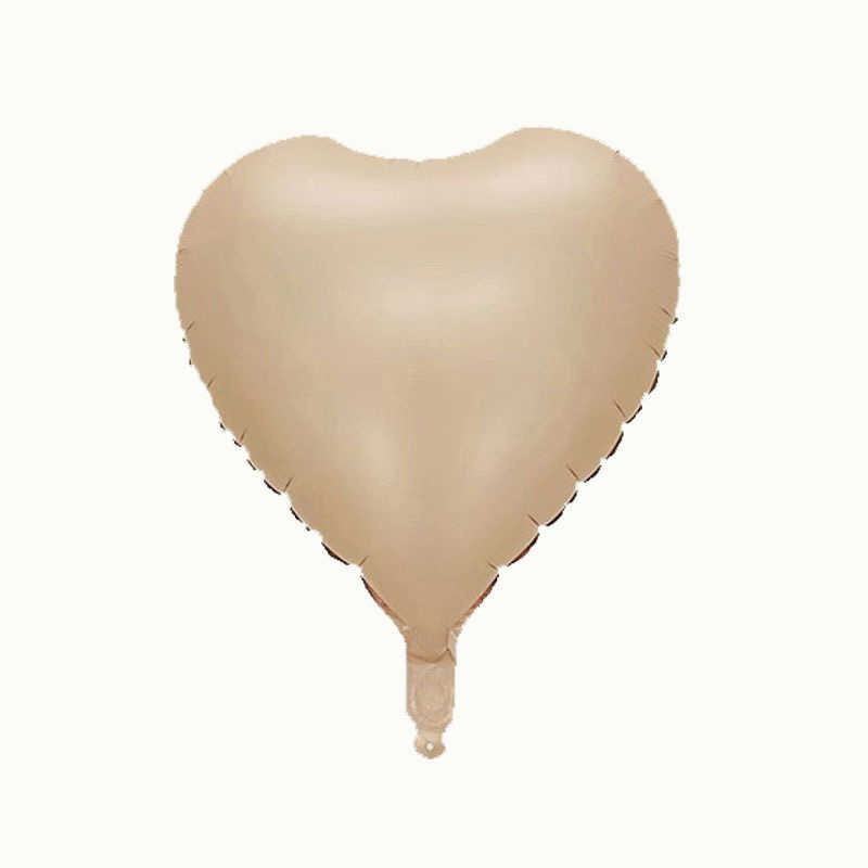 Balon foliowy Serce kremowe 45cm